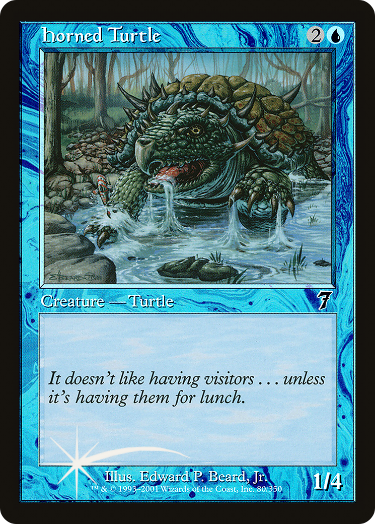 {C} Horned Turtle [Seventh Edition][7ED 080]