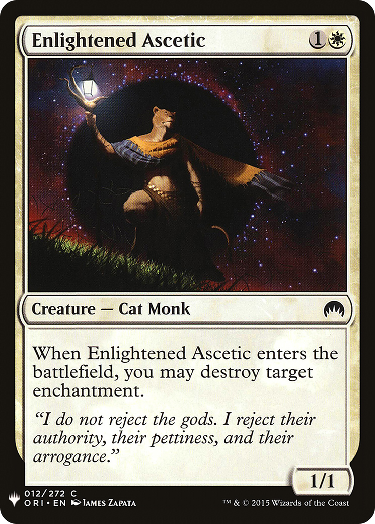 {C} Enlightened Ascetic [Mystery Booster][LS ORI 012]