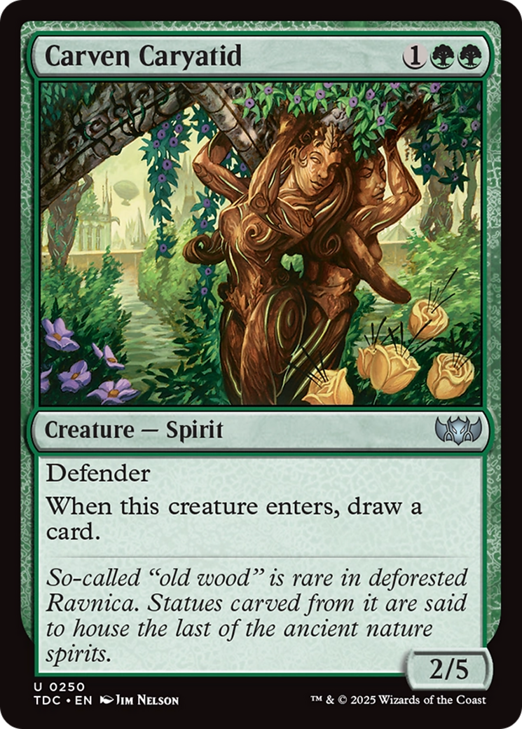 {C} Carven Caryatid [Tarkir: Dragonstorm Commander][TDC 250]