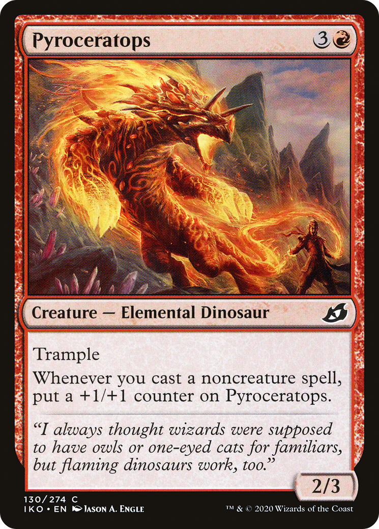 {C} Pyroceratops [Ikoria: Lair of Behemoths][IKO 130]