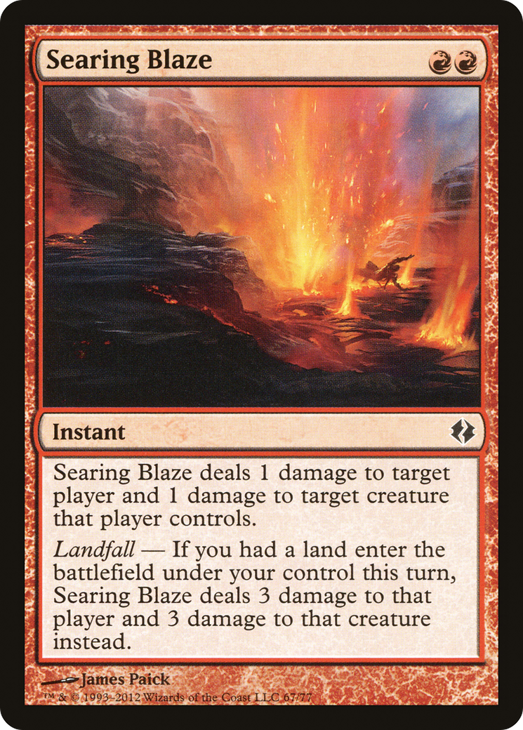 {C} Searing Blaze [Duel Decks: Venser vs. Koth][DDI 067] - Misty Mountain Games
