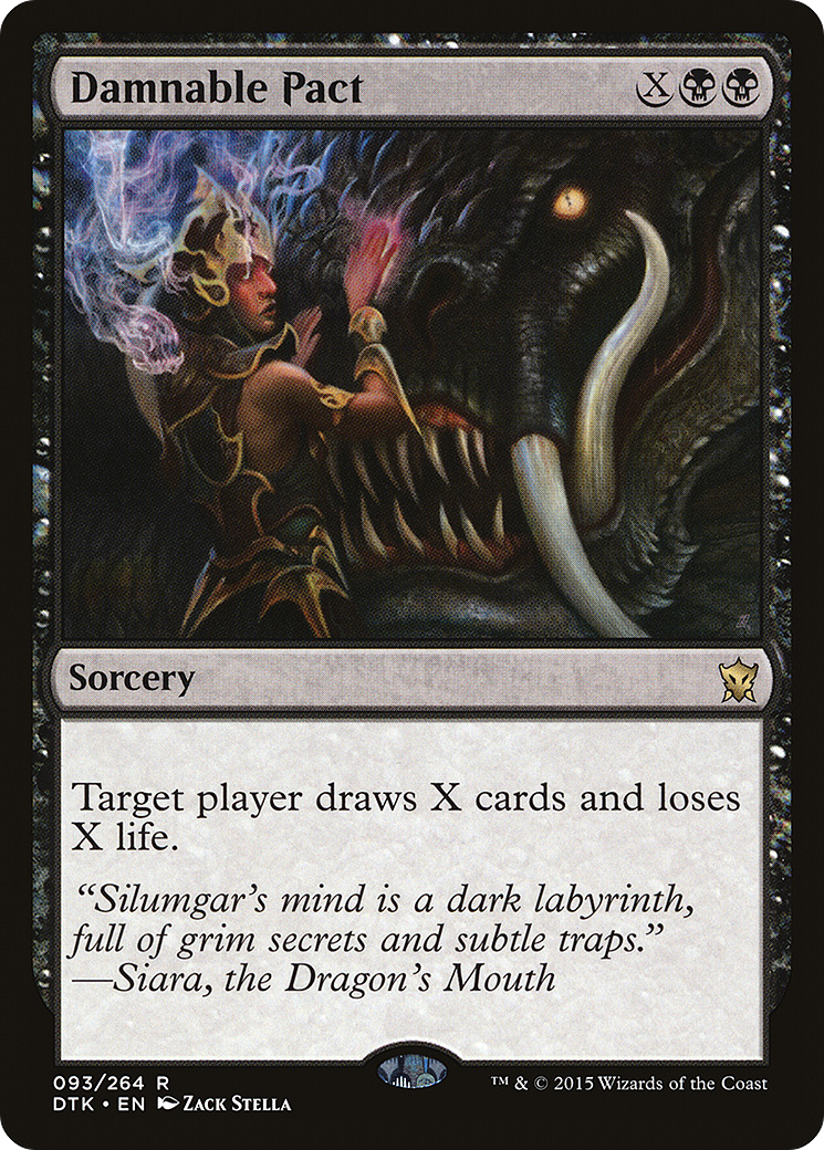 {R} Damnable Pact [Dragons of Tarkir][DTK 093]