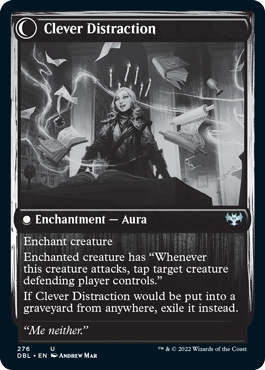 {C} Distracting Geist // Clever Distraction [Innistrad: Double Feature][DBL 276]