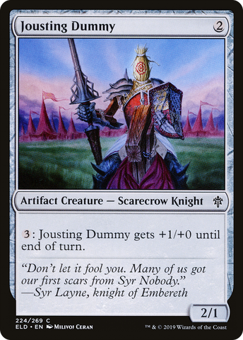 {C} Jousting Dummy [Throne of Eldraine][ELD 224]