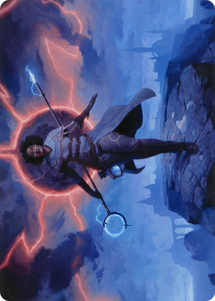 {A} Rona, Herald of Invasion Art Card [March of the Machine Art Series][AMOM 016]