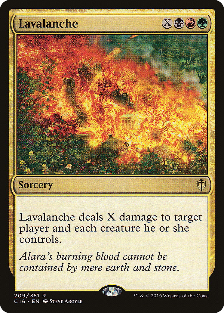 {R} Lavalanche [Commander 2016][C16 209]