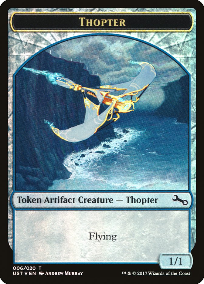 {T} Thopter // Thopter Double-sided Token [Unstable Tokens][TUST 006] - Misty Mountain Games