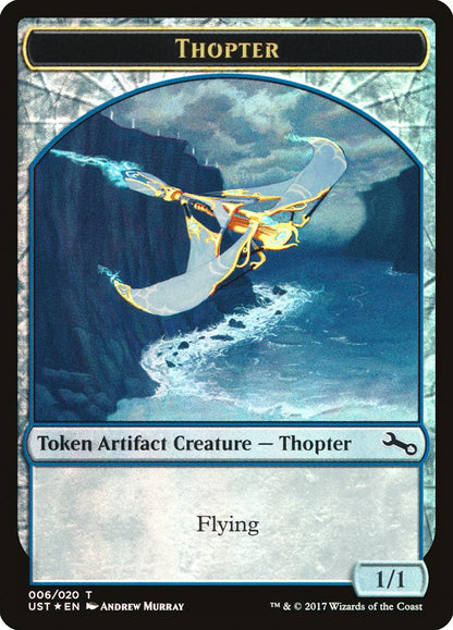 {T} Thopter // Thopter Double-sided Token [Unstable Tokens][TUST 006] - Misty Mountain Games