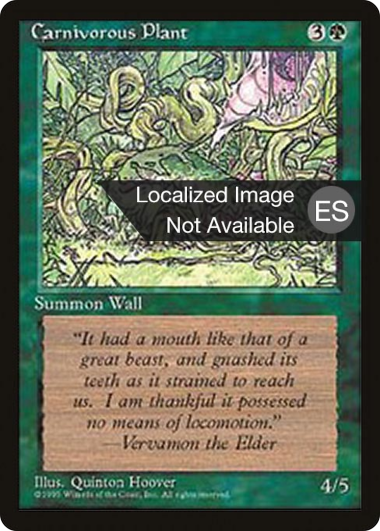 {F} Carnivorous Plant [Fourth Edition (Foreign Black Border)][FBB 4ED 235]