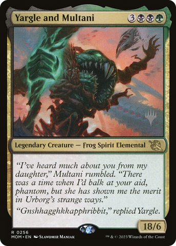 {R} Yargle and Multani (Promo Pack) [March of the Machine Promos][PP MOM 256]