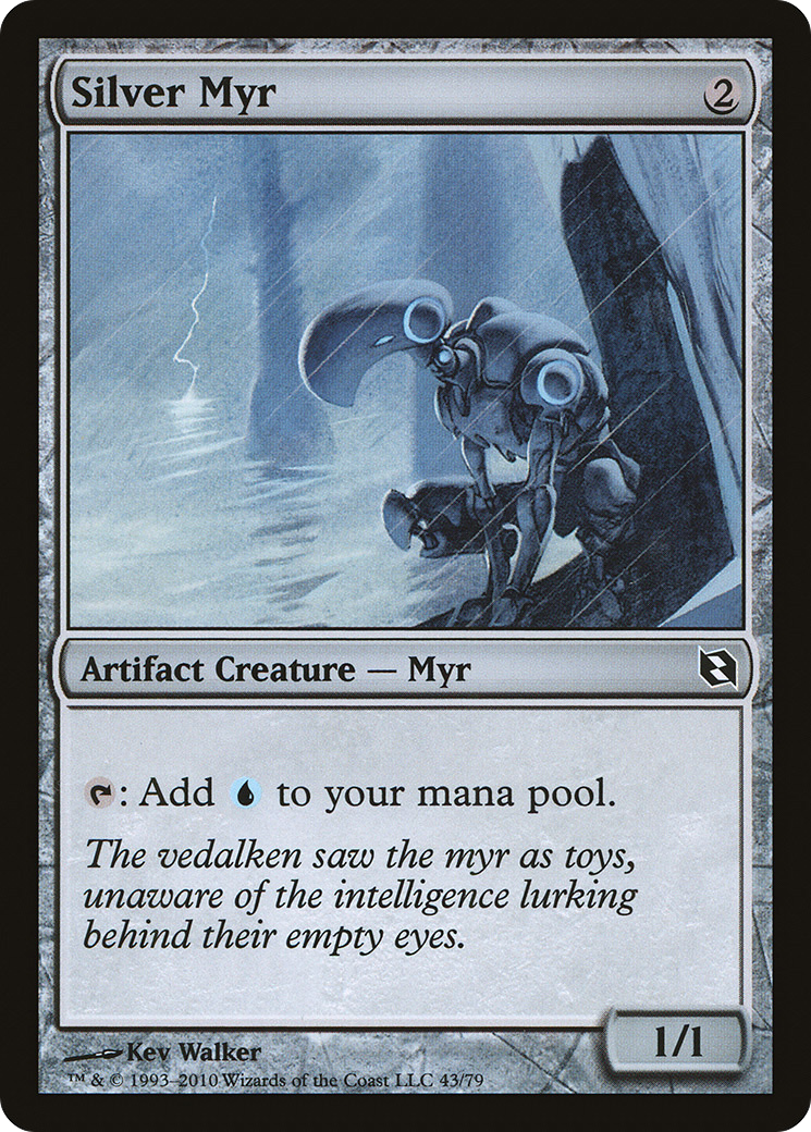 {C} Silver Myr [Duel Decks: Elspeth vs. Tezzeret][DDF 043]