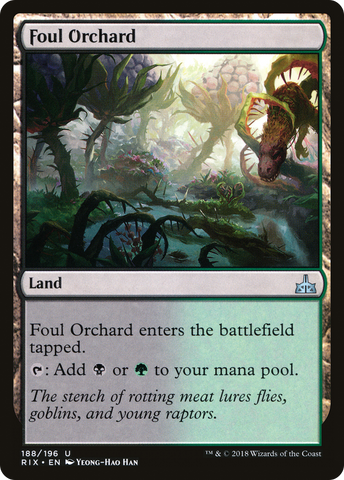 {C} Foul Orchard [Rivals of Ixalan][RIX 188]