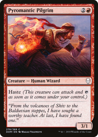{C} Pyromantic Pilgrim [Dominaria][DOM 278]