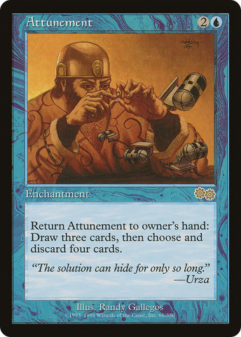 {R} Attunement [Urza's Saga][USG 061]