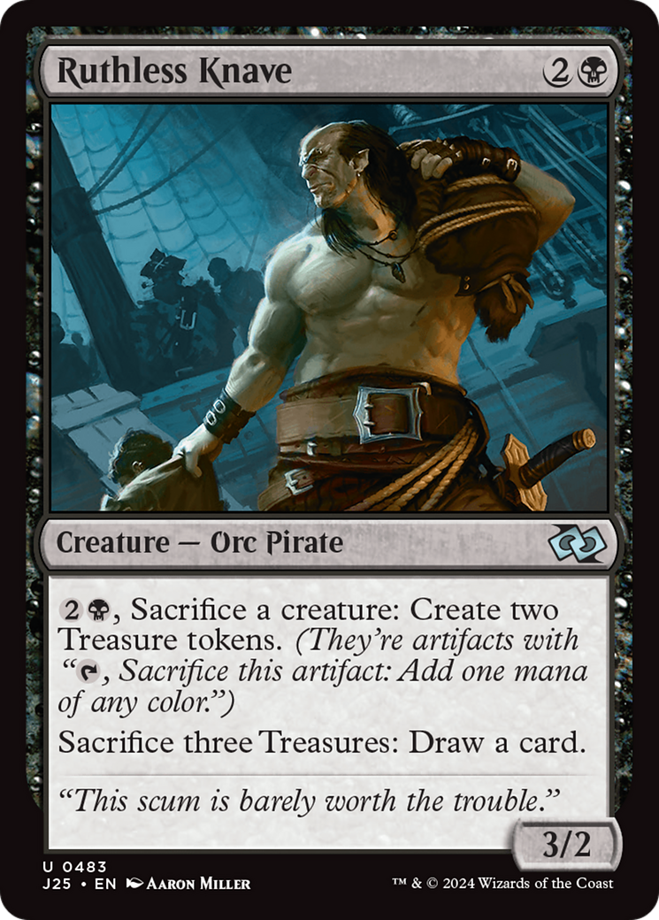 {C} Ruthless Knave [Foundations Jumpstart][J25 483]