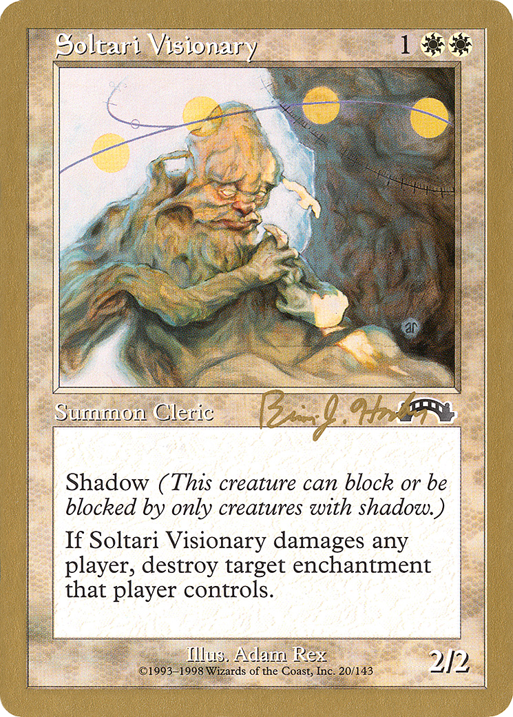 {C} Soltari Visionary (Brian Hacker) [World Championship Decks 1998][GB WC98 BH20] - Misty Mountain Games