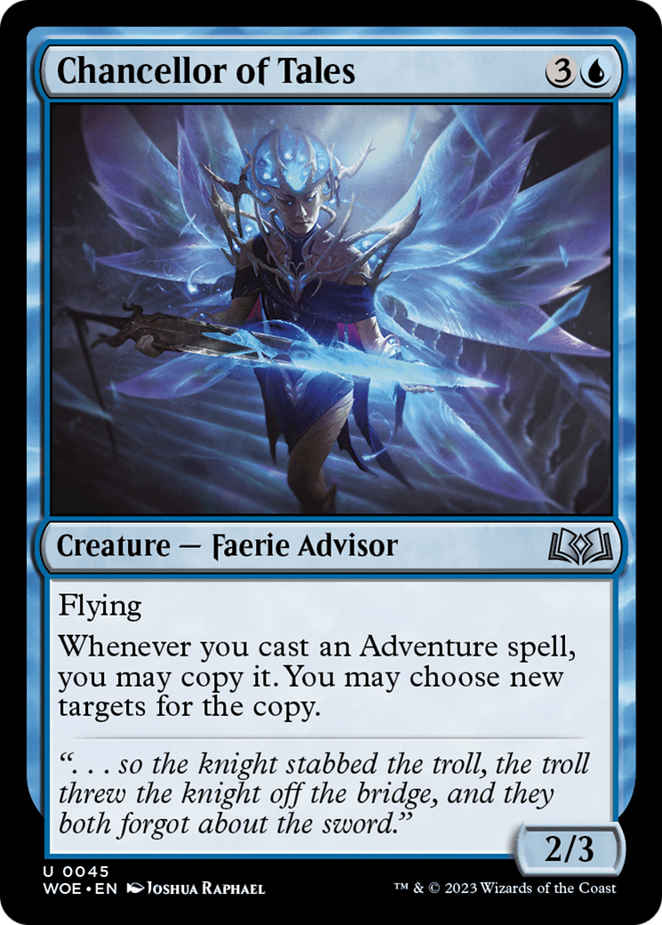 {@C} Chancellor of Tales [Wilds of Eldraine][WOE 045]