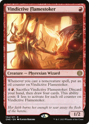 {R} Vindictive Flamestoker [Phyrexia: All Will Be One][ONE 154]