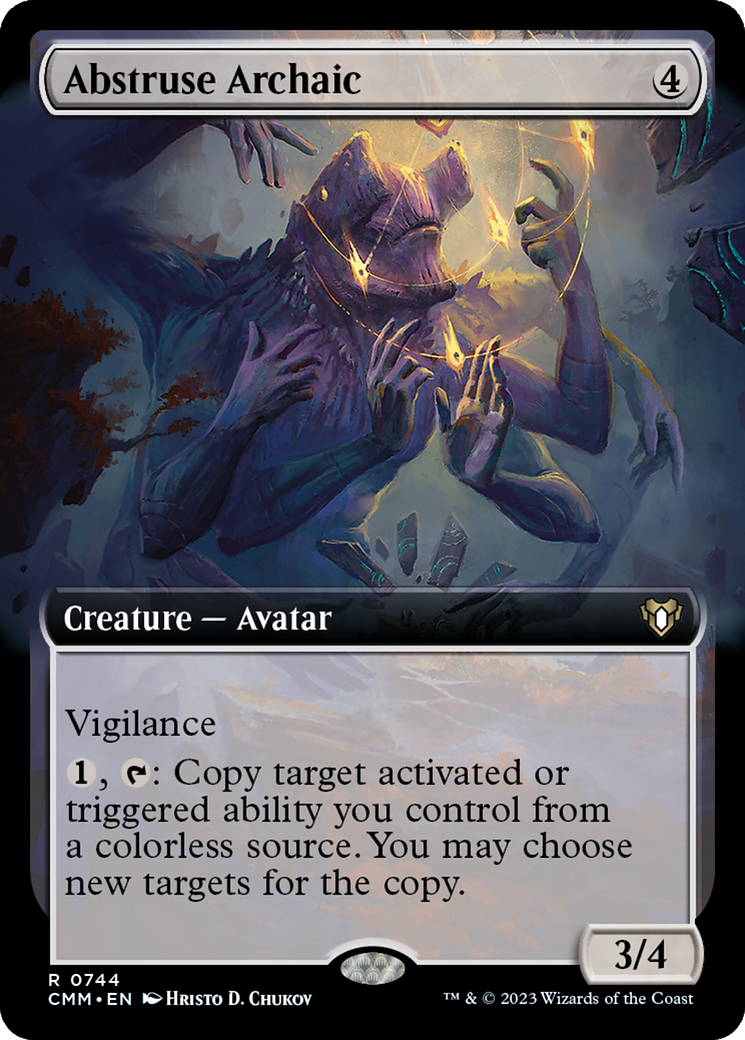 {R} Abstruse Archaic (Extended Art) [Commander Masters][CMM 744]