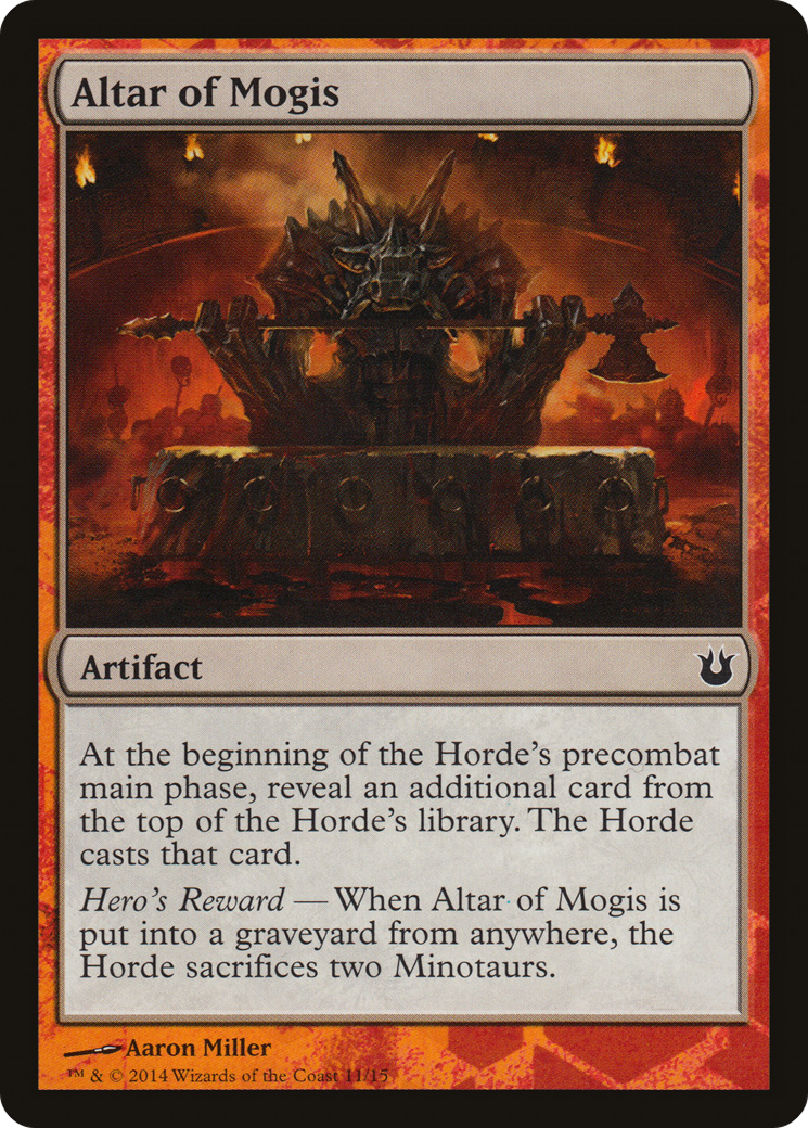 {C} Altar of Mogis [Born of the Gods Battle the Horde][PA TBTH 011]