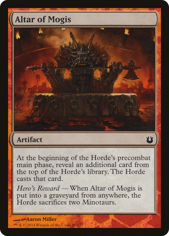{C} Altar of Mogis [Born of the Gods Battle the Horde][PA TBTH 011]