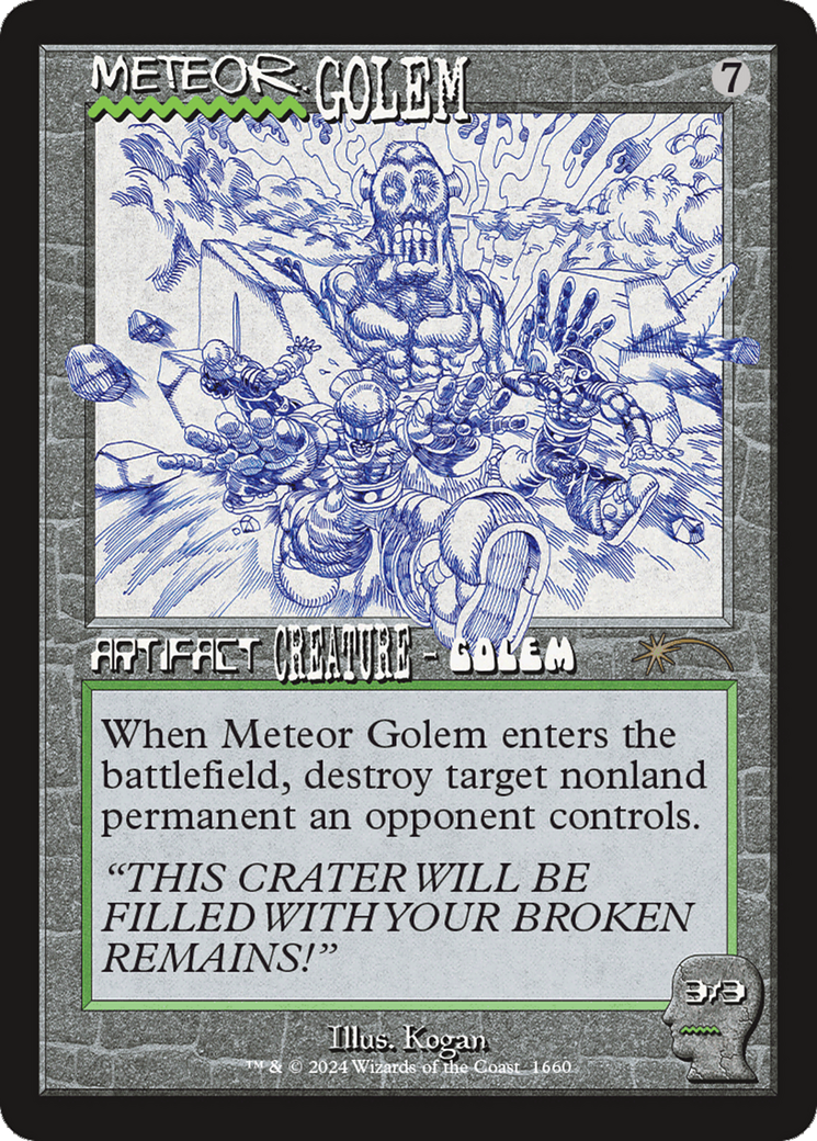 {R} Meteor Golem (1660) (Rainbow Foil) [Secret Lair Drop Series][RBF SLD 1660]