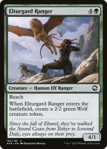 {C} Elturgard Ranger [Dungeons & Dragons: Adventures in the Forgotten Realms][AFR 182]