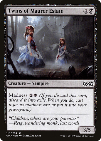 {C} Twins of Maurer Estate [Ultimate Masters][UMA 118]