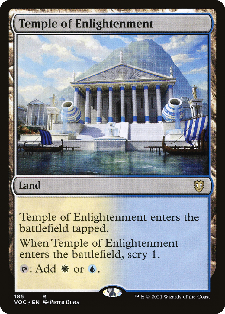 {R} Temple of Enlightenment [Innistrad: Crimson Vow Commander][VOC 185]