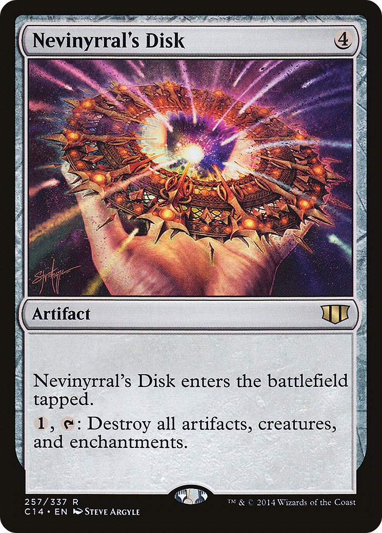 {R} Nevinyrral's Disk [Commander 2014][C14 257]