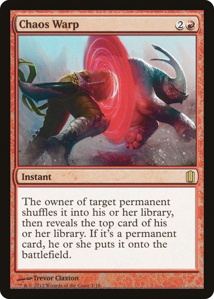 {R} Chaos Warp [Commander's Arsenal][CM1 001]