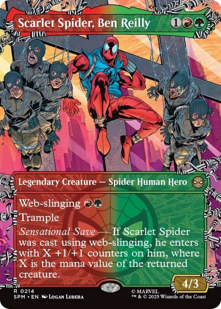 {@@ SPM R} Scarlet Spider, Ben Reilly (Borderless) [Marvel's Spider-Man] [SPM 214]