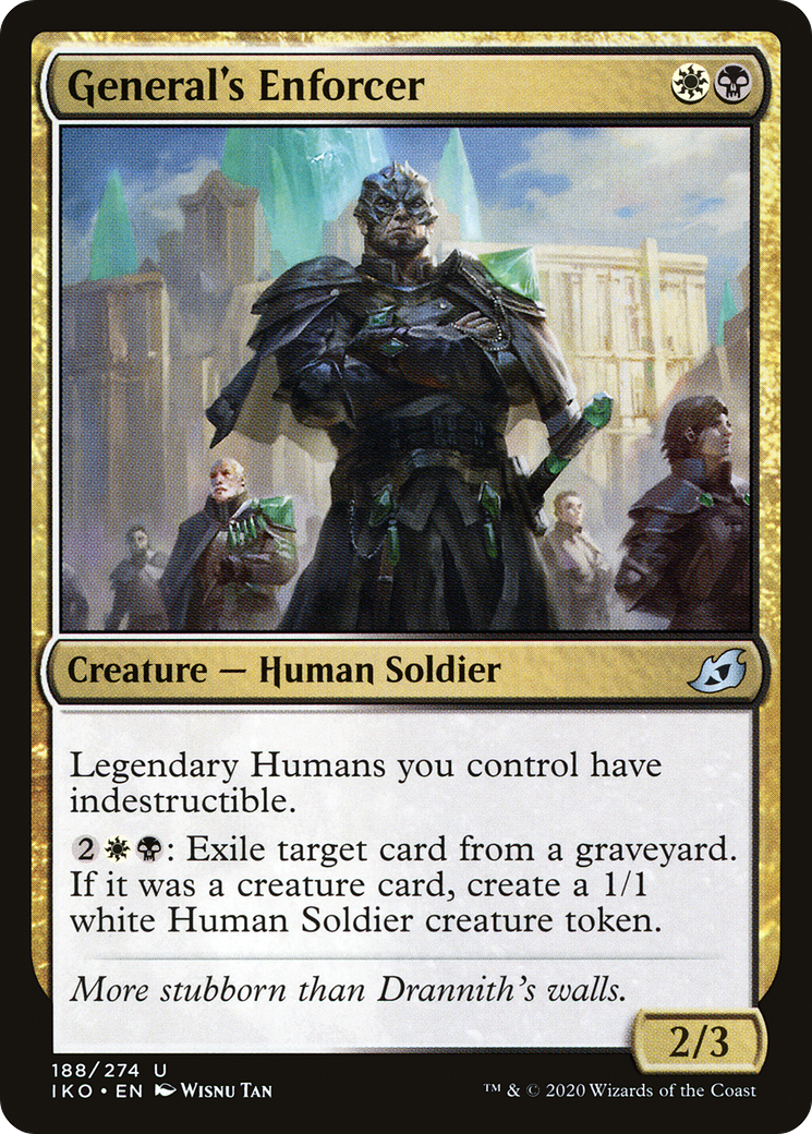 {C} General's Enforcer [Ikoria: Lair of Behemoths][IKO 188]