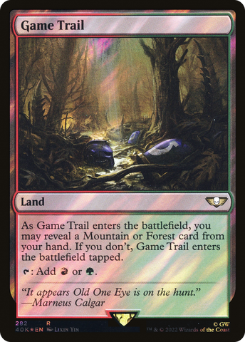 {R} Game Trail (Surge Foil) [Universes Beyond: Warhammer 40,000][SF 40K 282]