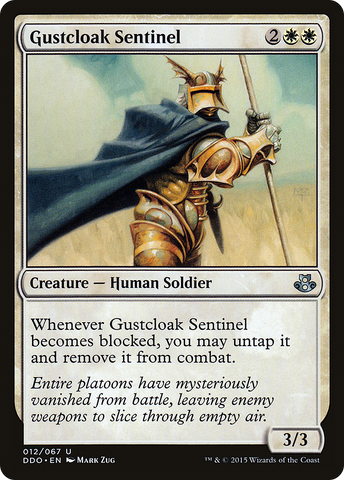 {C} Gustcloak Sentinel [Duel Decks: Elspeth vs. Kiora][DDO 012]