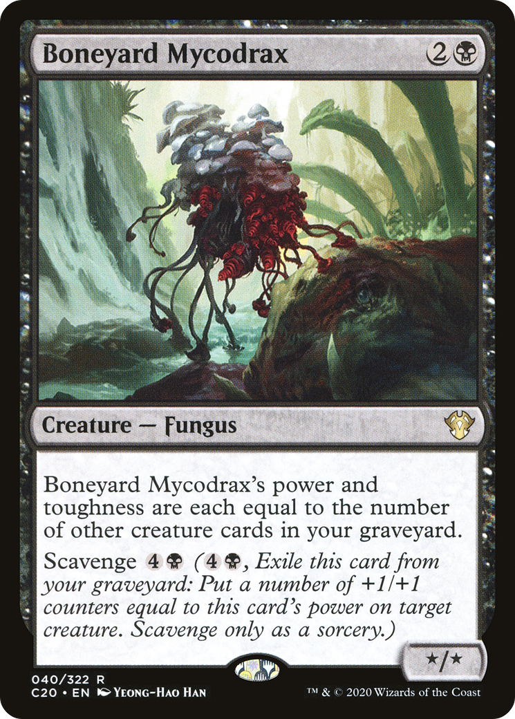 {R} Boneyard Mycodrax [Commander 2020][C20 040]