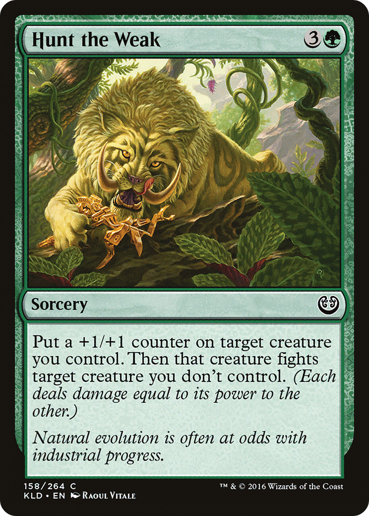 {C} Hunt the Weak [Kaladesh][KLD 158]