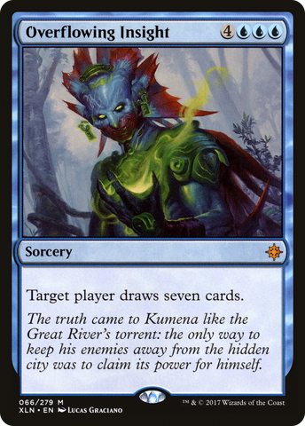{R} Overflowing Insight [Ixalan][XLN 066]