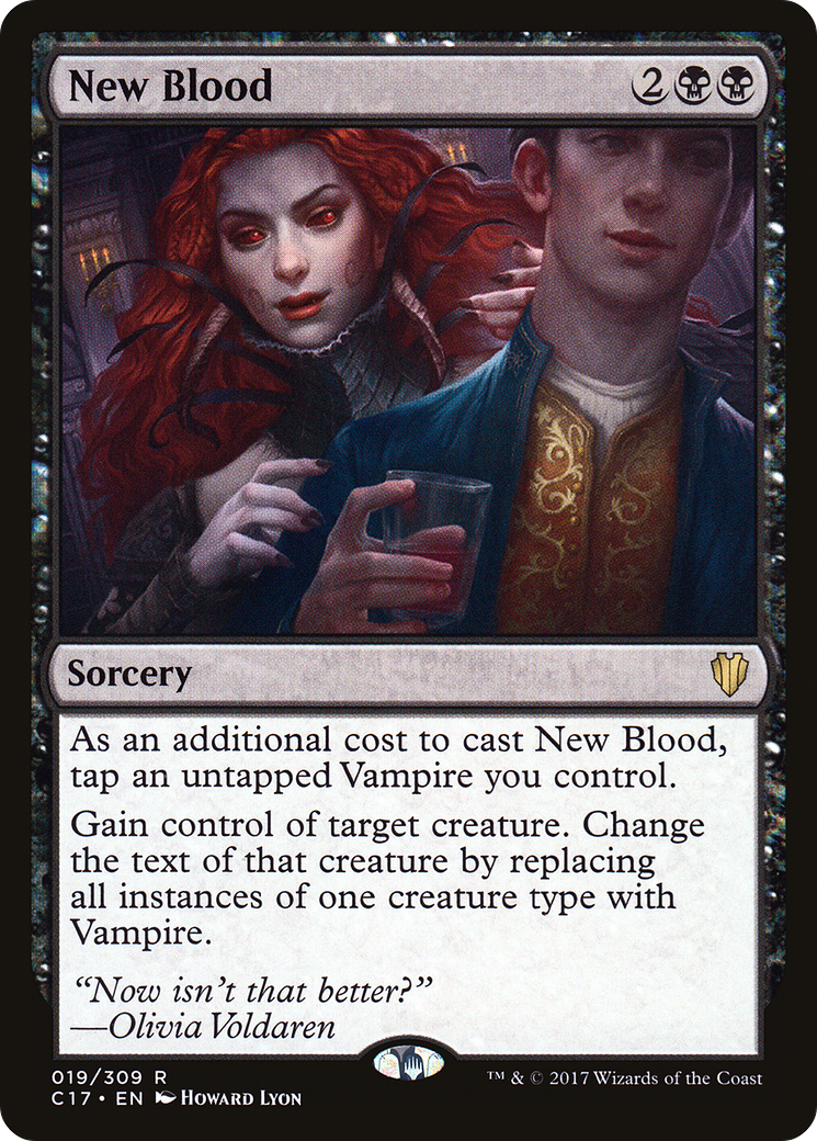 {R} New Blood [Commander 2017][C17 019]
