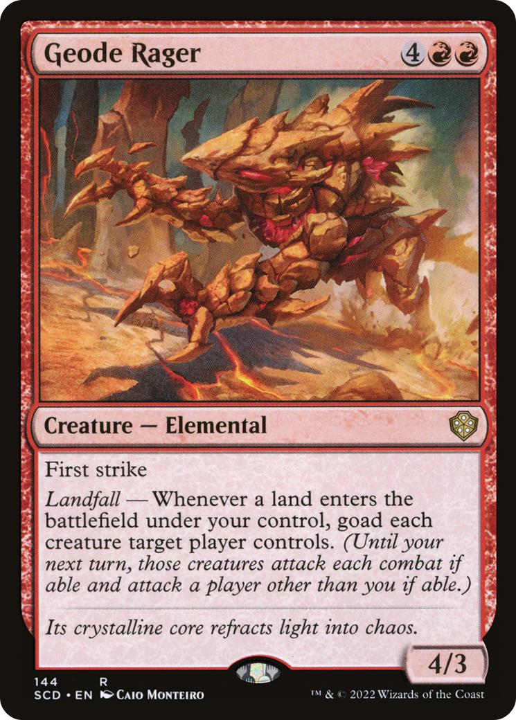 {R} Geode Rager [Starter Commander Decks][SCD 144]