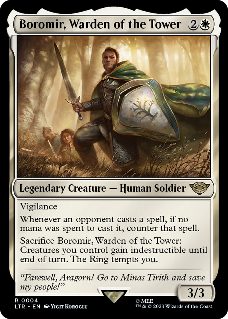 {R} Boromir, Warden of the Tower [The Lord of the Rings: Tales of Middle-Earth][LTR 004]