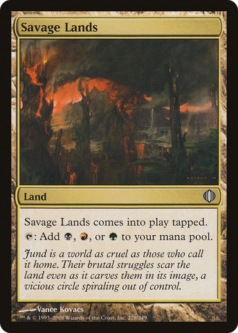 {C} Savage Lands [Shards of Alara][ALA 228]