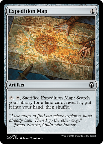 {C} Expedition Map (Ripple Foil) [Modern Horizons 3 Commander][RPF M3C 292]