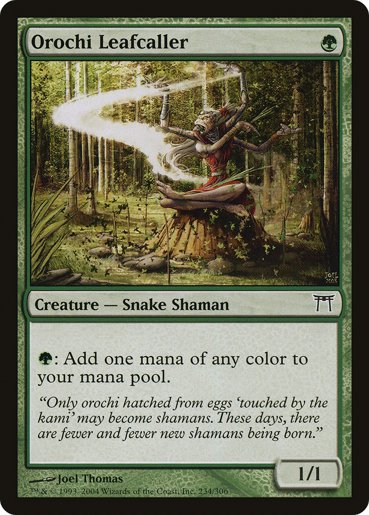 {C} Orochi Leafcaller [Champions of Kamigawa][CHK 234]