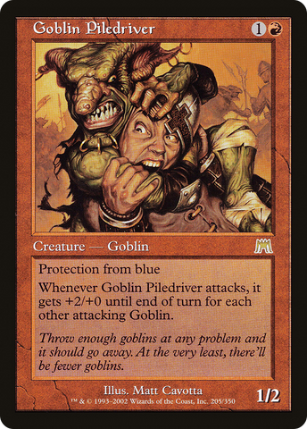 {R} Goblin Piledriver [Onslaught][ONS 205]