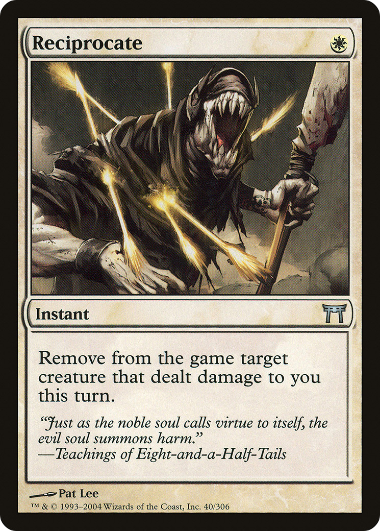 {C} Reciprocate [Champions of Kamigawa][CHK 040]