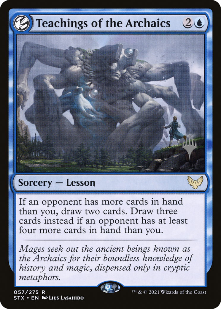 {R} Teachings of the Archaics (Promo Pack) [Strixhaven: School of Mages Promos][PP STX 057]