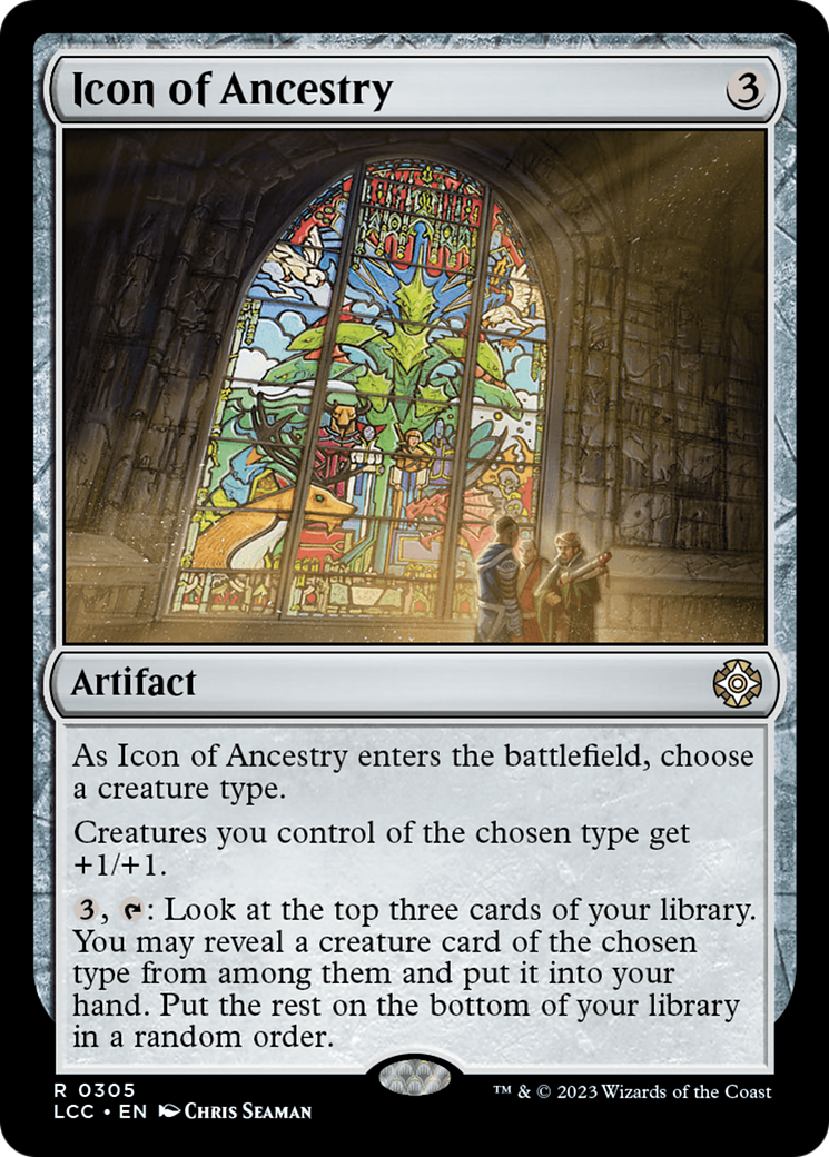 {R} Icon of Ancestry [The Lost Caverns of Ixalan Commander][LCC 305]