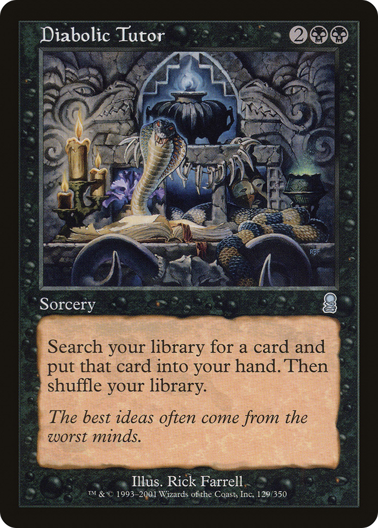 {C} Diabolic Tutor [Odyssey][ODY 129]