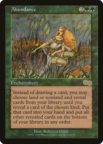 {R} Abundance [Urza's Saga][USG 229]